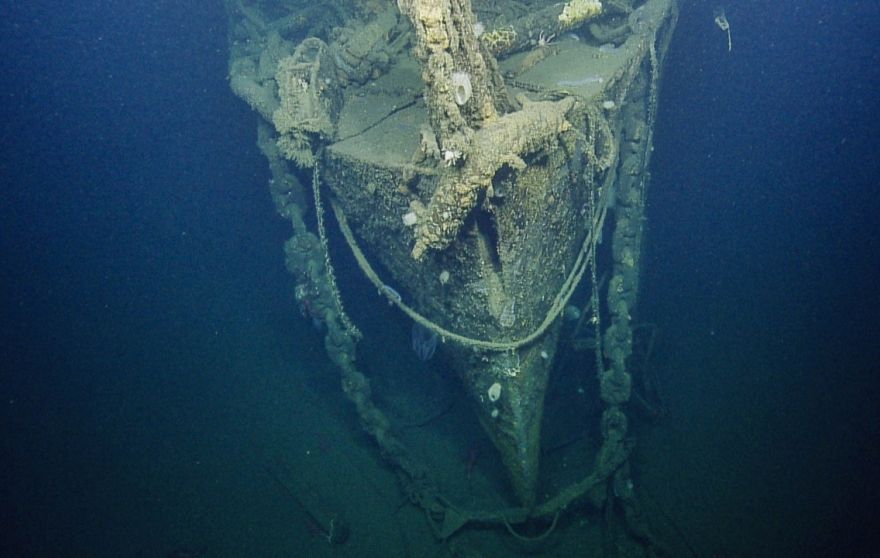 Amazing images offer first glimpse of sunken WWII-era aircraft carrier ...