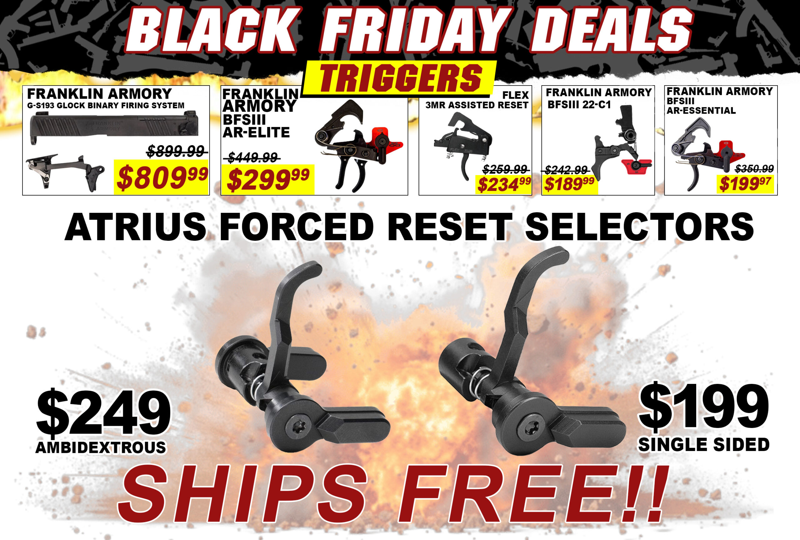 Atrius Forced Reset Selector Black Friday FREE Shipping!