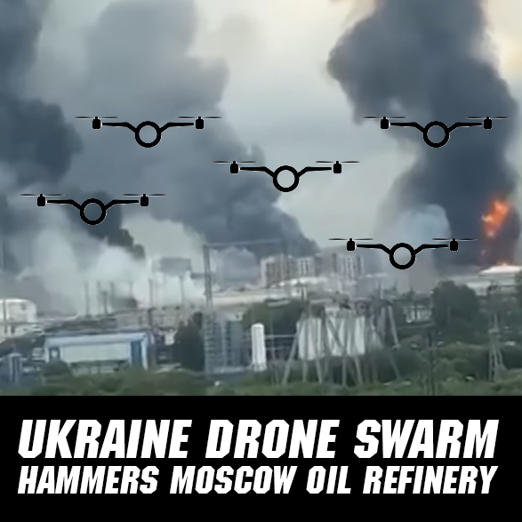 Record Drone Barrage on Moscow: Refinery Explosions Signal Shifting Momentum in Ukraine Conflict