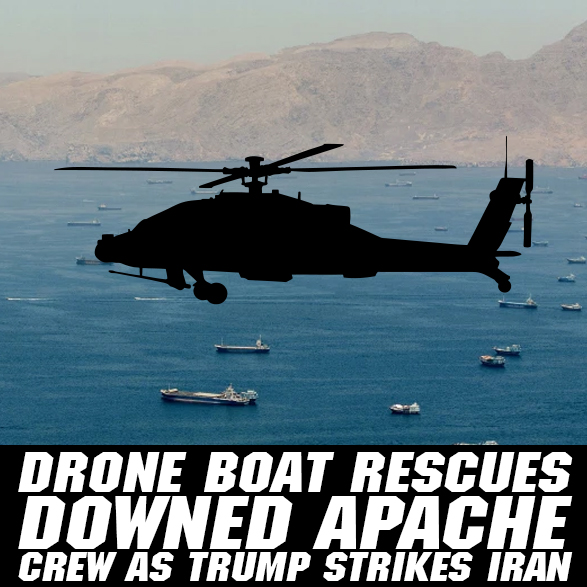 U.S. Apache Helicopter Shot Down Near Strait of Hormuz