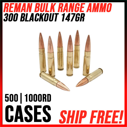 Reman Ammunition 300 Blackout 147gr