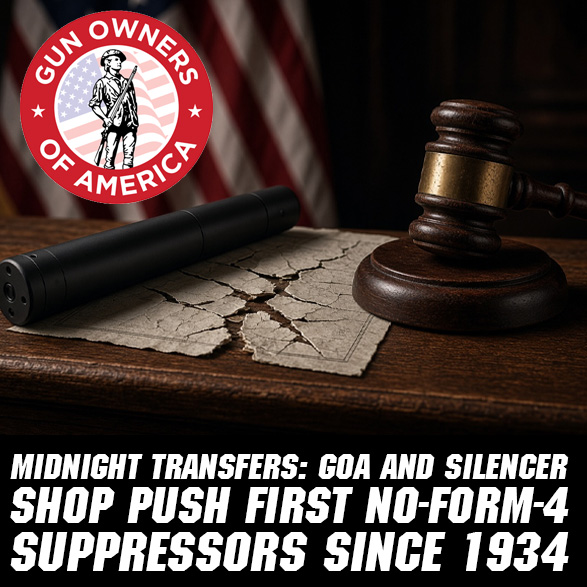 Historic Night for Gun Owners — First Lawful Suppressor Transfers Without NFA Registration Since 1934