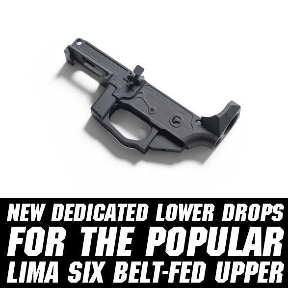 Belt Fed AR Lower for Lima Six Weapon System Drops
